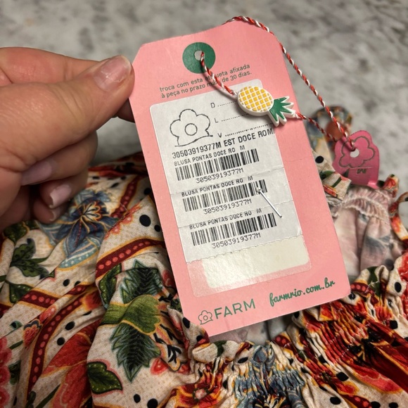 Farm Rio Floral Patterned Halter Top - Picture 3 of 6